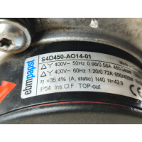 ebm-papst S4D450-AO14-01 Axialventilator Kompaktmotor  IP54