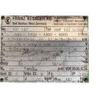 Franz Kessler MIF 132 S-306 Gleichstrommaschine...