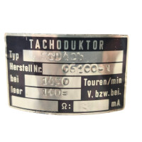 Tachoduktor STD42b Tachogenerator 100V 06100-1