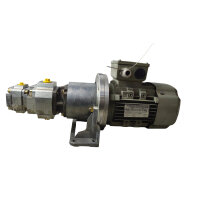 AC-Motor FCPA 90S-4 1,1kW mit Bosch Rexroth P2GF2 Hydraulikpumpe R900964212
