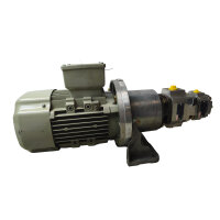 AC-Motor FCPA 90S-4 1,1kW mit Bosch Rexroth P2GF2 Hydraulikpumpe R900964212