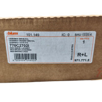 Blum LEGRABOX Zarge 770C27021 Inox gebürstet R+L...