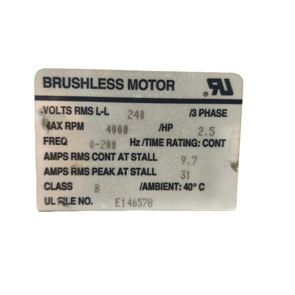 Electro-Craft Reliance S-4050-P-H04AA Servomotor  H000694
