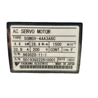 Yaskawa SGMGV-44A3A6C AC Servo Motor 4,4kW  D0193Q222610001