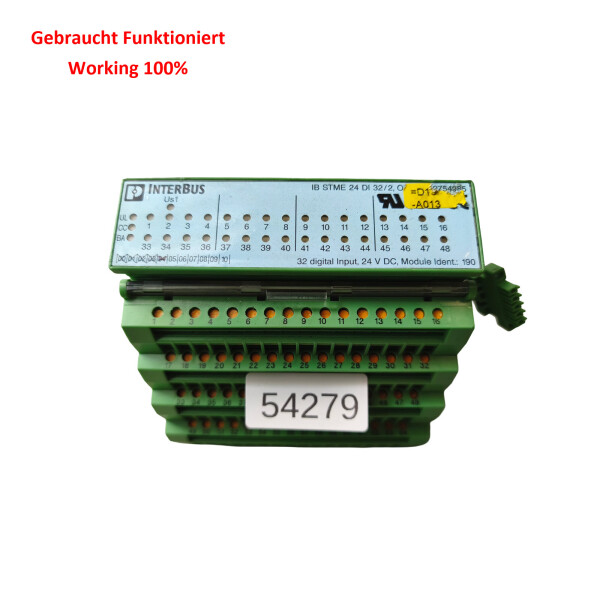 Phoenix Contact IB STME 24 DI 32/2 INTERBUS 32 Eingänge 24V DC 2750675