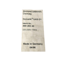 Mannesmann Demag UAS-D1 Steuerungsbaustein 230V 46928344