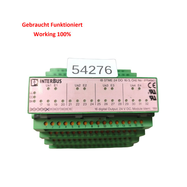Phoenix Contact IB STME 24 DO 16-3 Digital-Ausgangsmodul 24V 2754943