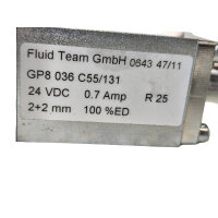 Fluid Team EEPDBD 05-25-1-24V Hydraulik Magnetventil GP8 036 24V DC