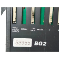 BG2 TeleMOPS SPS Baugruppenträger Rack 6 Modulsteckplätze