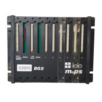 BG2 TeleMOPS SPS Baugruppenträger Rack 6 Modulsteckplätze