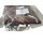 Abdeckhaube Gitterbox 1250x850x500 mm Braun PE-Bändchen Schutzhaube