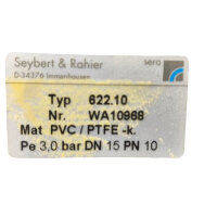 Seybert & Rahier (sera) Typ 622.10 Druckhalteventil