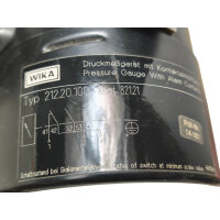 WIKA Typ 212.20.100 Kontaktmanometer Kont 821.21 7400001225