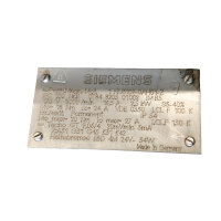 Siemens 1HU3102-0AH01-Z Servomotor DC Permanentmagnetmotor 2.5kW