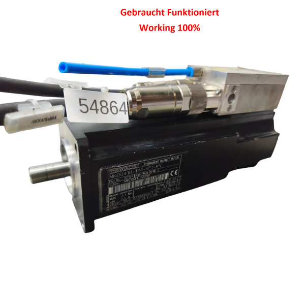 Indramat MKD041B-144-KP1-KN Servomotor 262307 7000 Umin IP65