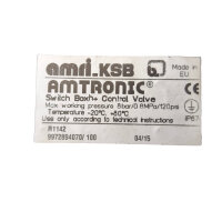 KSB AMRI BOAX-SF 3G6K6GK PN16 Absperrklappe ACTAIR 3 AMTRONIC
