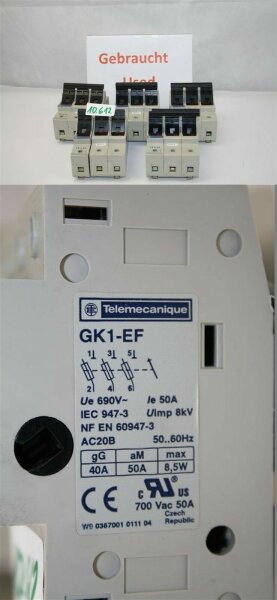 telemecanique GK1-EF  Sicherungsschalter 50A