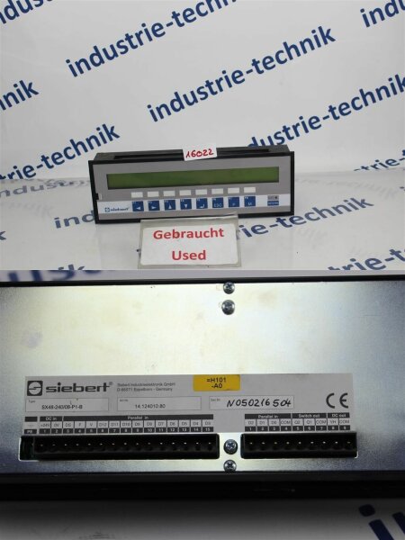 Siebert SX48-240/08-P1-B Textanzeige Alphanumerische Digitalanzeige 1412401080
