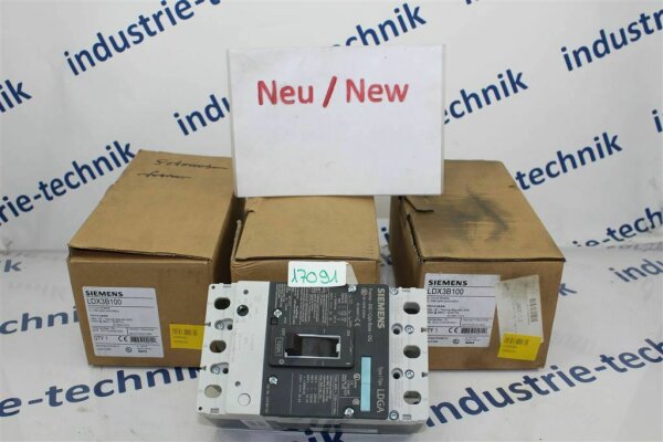 SIEMENS Leistungsschalter LDX3B100 VL Circuit Breaker  100A  3P  LDGA