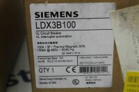 SIEMENS Leistungsschalter LDX3B100 VL Circuit Breaker  100A  3P  LDGA