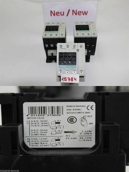 Siemens Sirius 3RT1535-1AL20 Schütz