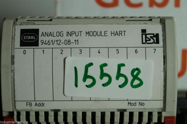 stahl ANALOG INPUT MODUL HART 9461/12-08-11