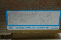 Teknik enL 17531  trafo transformator  prim 4000v 160VA