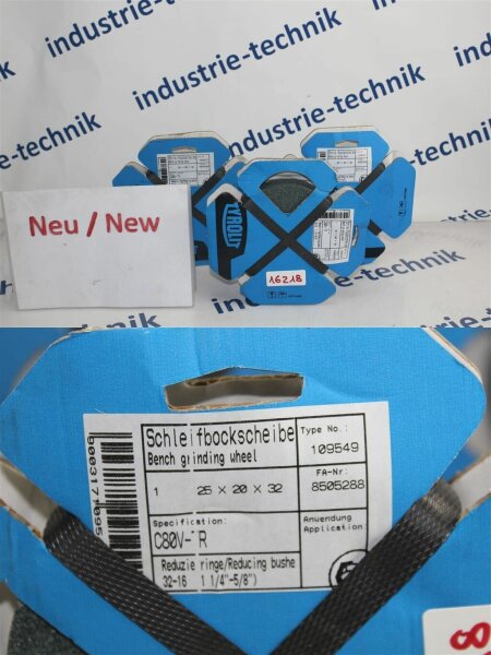 TYROKLIT Schleifbockscheibe 109549 Schleifstein Schleifscheibe  25x20x32
