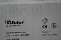 Kübler 8.5800.1175.0800 Inkrementaler Drehgeber 8580011750800