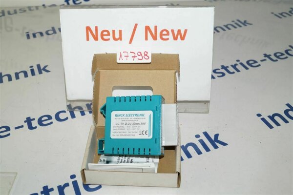 Rinck Electronic LC-TV-2l.2U 20mA.10V Trennverstärker