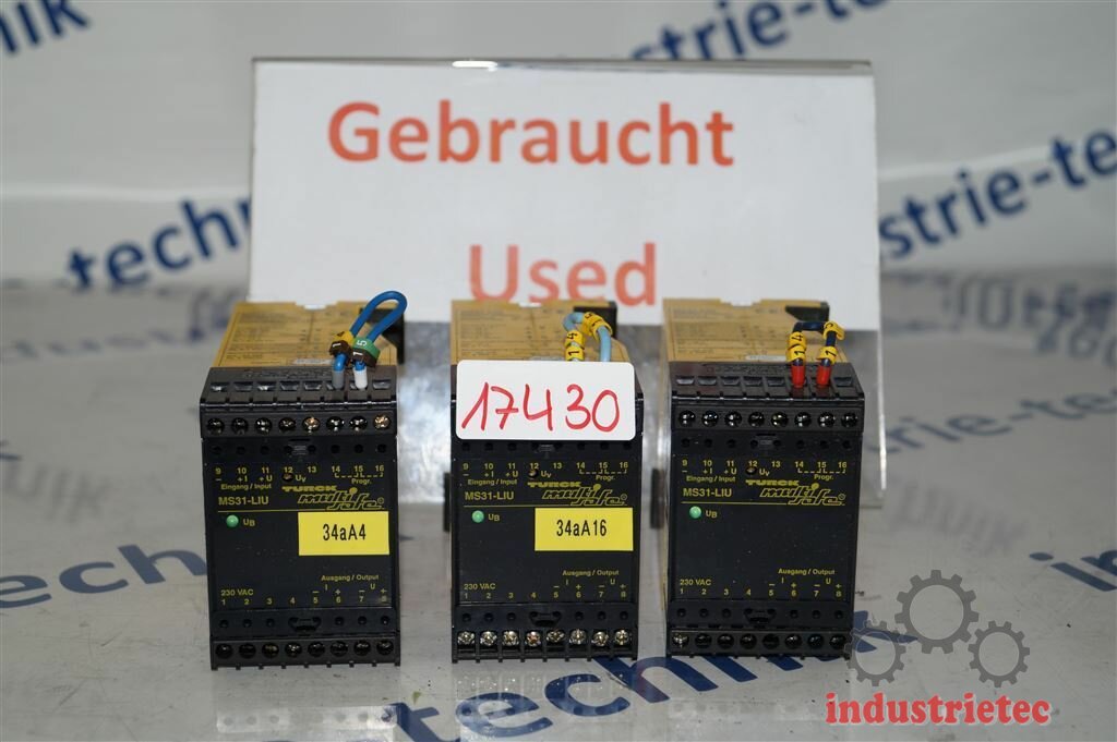 TURCK Multisafe MS31-LIU signaltrenner Isolation Amplifier MS31LIU, 60,00
