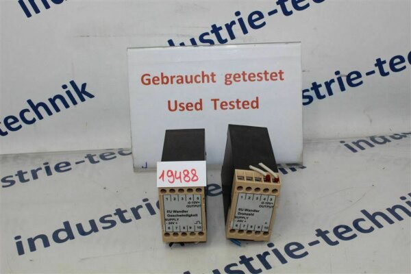 F U Wandler Geschwindigkeit      frequenz spannungs wandler