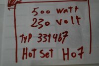 hotset H07 331467 Heizpatronen 500W 230V