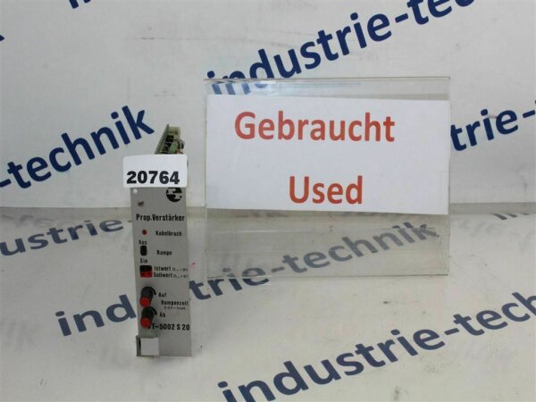 Mannesmann Rexroth VT5002-S20 R5 Prop. Verstärker VT5002S20R5