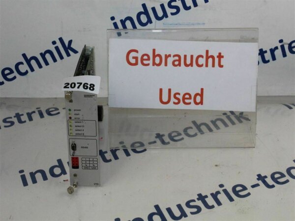 Mannesmann Rexroth VT-SWKD-1-12/V0/0 Karte VT-TRPD-1X/VG/0