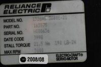 Reliance Electric 1326AS-B660E-21 Servomotor