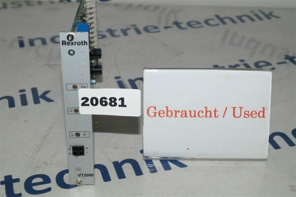 Rexroth VT2000    VT 2000-52 Amplifier  R900033828