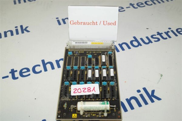 SIEMENS 8702128  X1732 Platine 8702128X1732