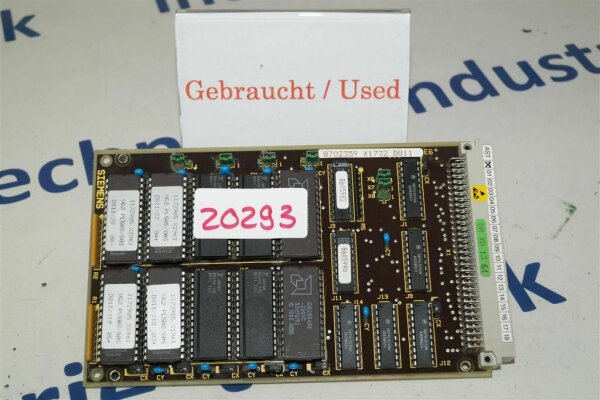 SIEMENS 8702359 X1732 D811 Board Card 8702359X1732D811